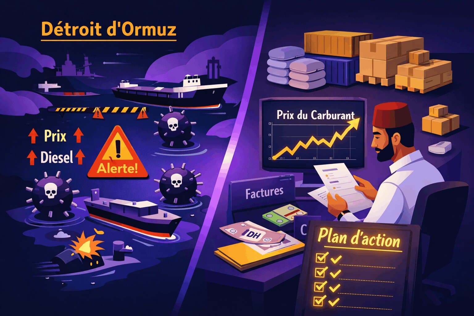 Tensions autour du détroit d'Ormuz : comment les PME marocaines peuvent limiter le choc des coûts